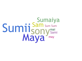 Segvārds - Sumaya