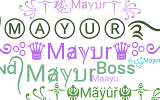 Segvārds - Mayur