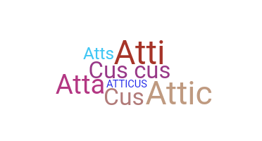 Segvārds - Atticus