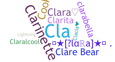 Segvārds - Clara