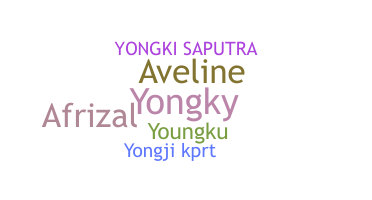 Segvārds - Yongki