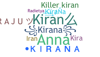 Segvārds - Kirana