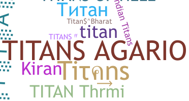Segvārds - Titans