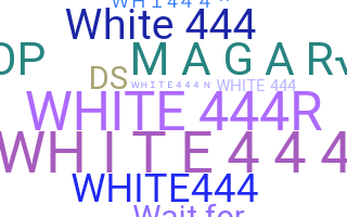 Segvārds - WHITE4444