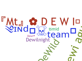 Segvārds - Dewi