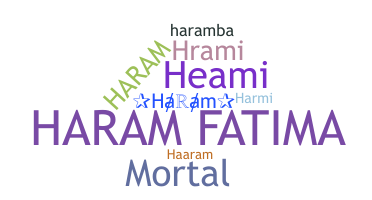 Segvārds - Haram