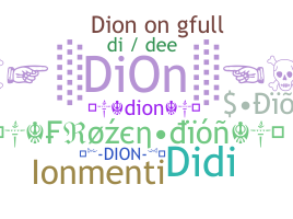 Segvārds - Dion