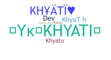 Segvārds - Khyati