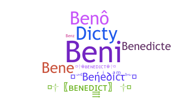 Segvārds - Benedict