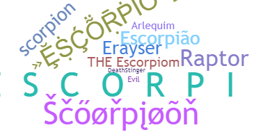 Segvārds - escorpion
