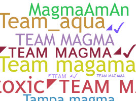 Segvārds - teammagma