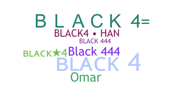 Segvārds - BLACK4
