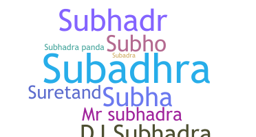 Segvārds - Subhadra