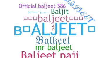 Segvārds - Baljeet