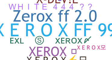 Segvārds - Xerox