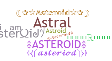 Segvārds - Asteroid