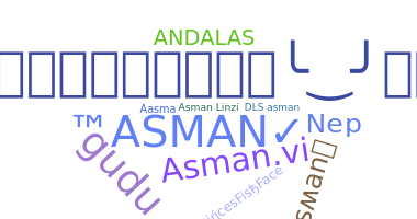 Segvārds - Asman