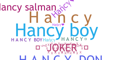 Segvārds - Hancy