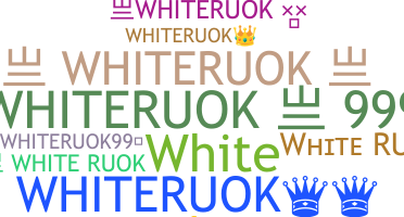 Segvārds - Whiteruok