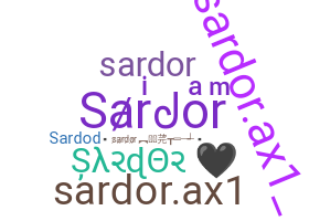 Segvārds - Sardor