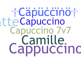 Segvārds - capuccino