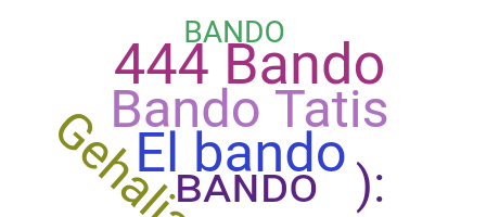 Segvārds - Bando