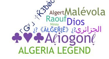 Segvārds - Algeria