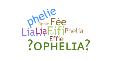 Segvārds - Ophelia