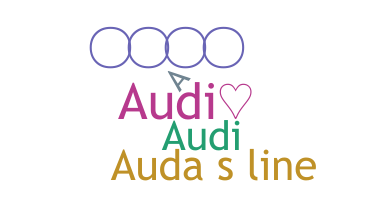 Segvārds - audi