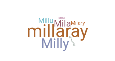 Segvārds - Millaray
