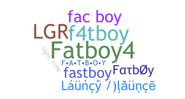 Segvārds - fatboy