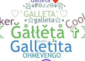 Segvārds - Galleta