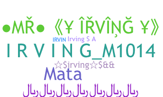 Segvārds - Irving