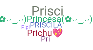 Segvārds - Priscila