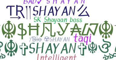 Segvārds - Shayan