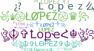 Segvārds - Lopez