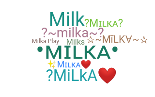 Segvārds - Milka