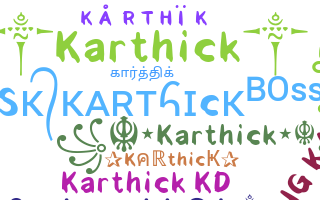 Segvārds - Karthick