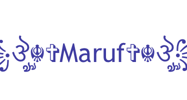 Segvārds - Maruf