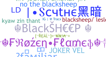 Segvārds - blacksheep