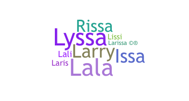 Segvārds - Larissa