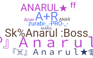 Segvārds - Anarul