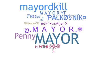 Segvārds - Mayor