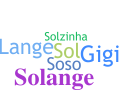Segvārds - Solange