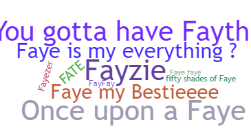 Segvārds - Faye
