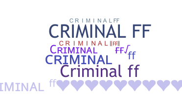 Segvārds - Criminalff