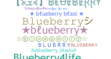 Segvārds - blueberry