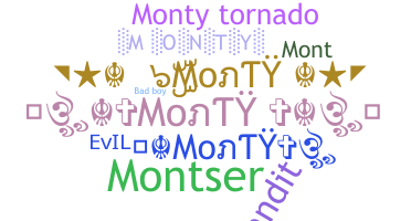 Segvārds - Monty