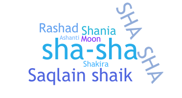 Segvārds - Shasha