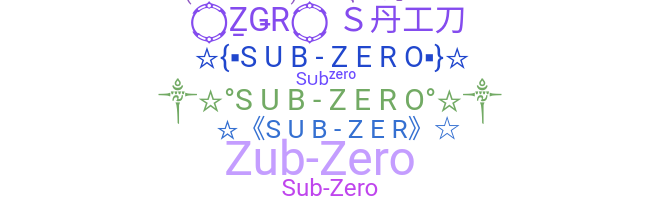 Segvārds - Subzero